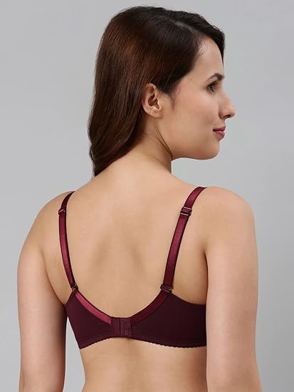 Enamor A055 Comfort Shaper Cotton Plus Size T-Shirt Bra – High Coverage, Non-Padded, Wirefree
